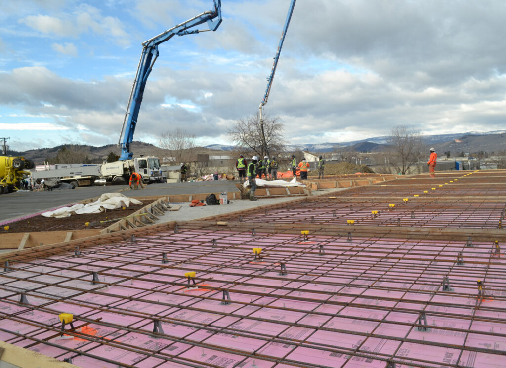 Tilt-Up Panels Complete and Ready for Lift