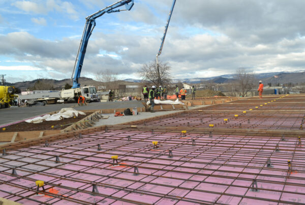 Tilt-Up Panels Complete and Ready for Lift