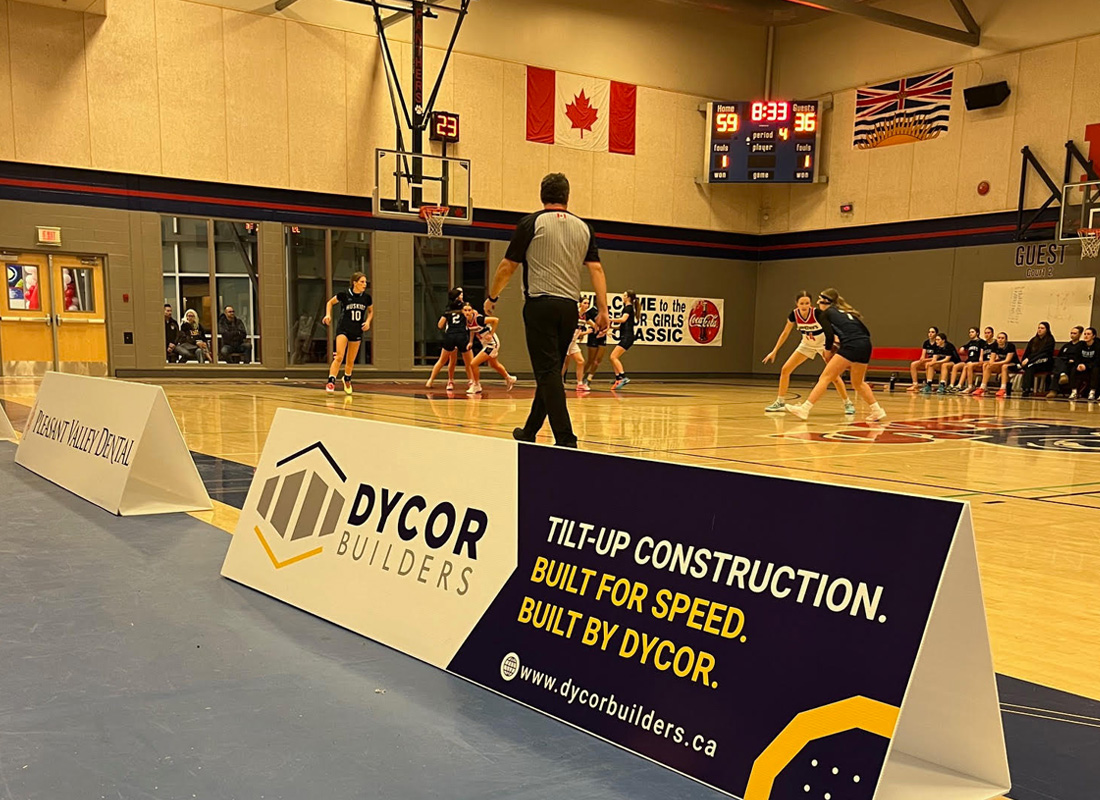 Proud to Support Local High School Basketball in Vernon