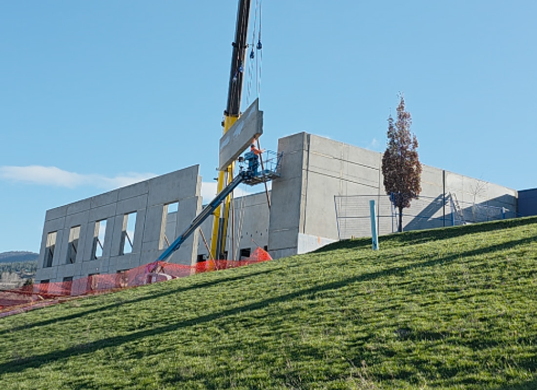 Vernon Christian School Expansion: Phase 2 Panel Lift Complete